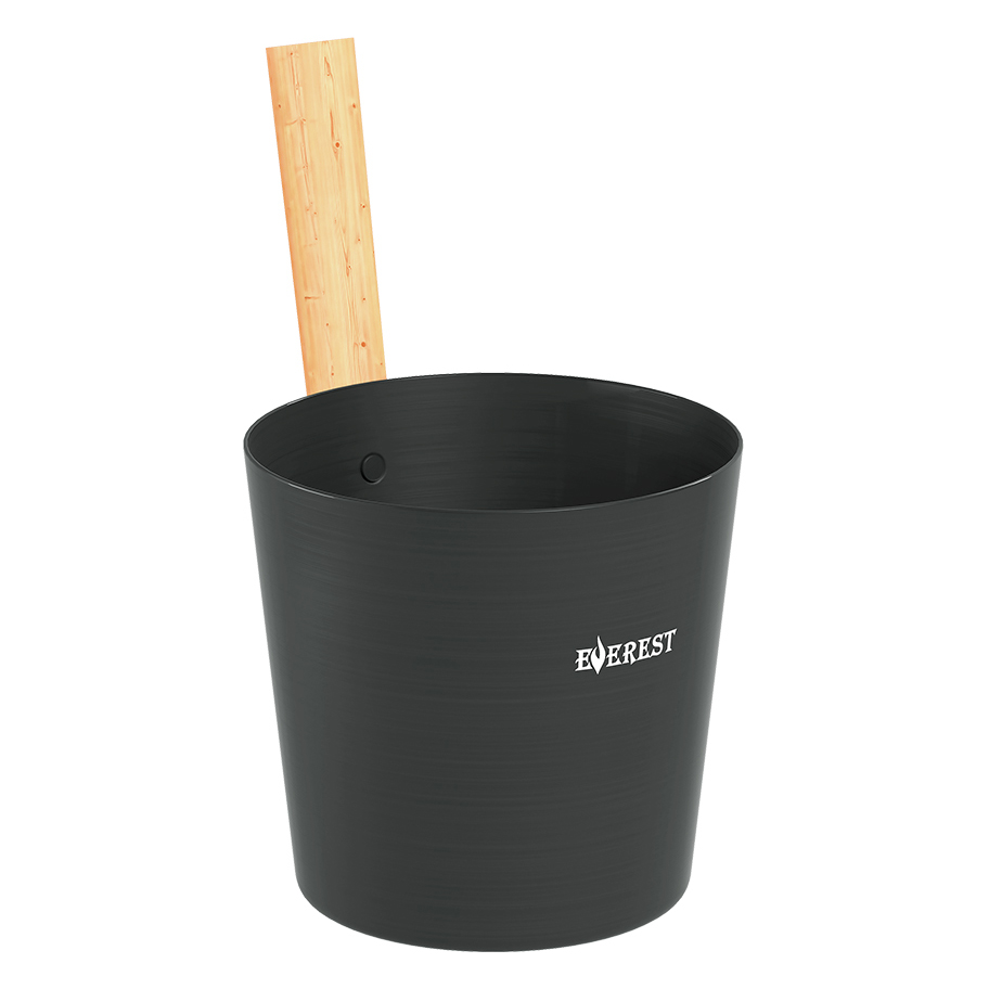 Шайка Эверест алюминий 5л (Black (TG-50))